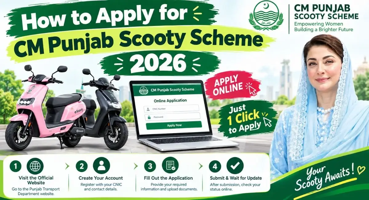 How to Apply for CM Punjab Scooty Scheme 2026