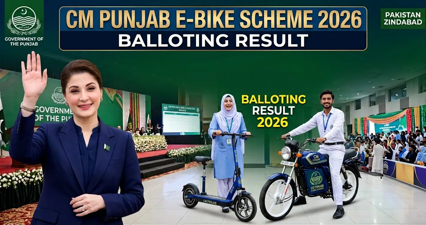 Punjab E Bike Scheme Balloting Result 2026 – Winners List Check by CNIC